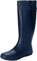 Asgard Packable Tall Rain Boots for Women Waterproof Rubber Garden Boots Ultra Lightweight Flat Mud Boots- NOT FOR WIDE CALF by GreenHaven Gardens