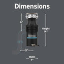 InSinkErator ES30 W/C 1/3 HP Motor Continuous Feed Kitchen Garbage Disposal with Power Cord by CozyNest Decor