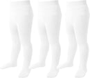 Mini angel Baby Tights Toddler Girl Tights Seamless Cable Knit Leggings Soft Cotton Stockings Pantyhose 3/4/5 Pack by TinyTreasures Baby Boutique
