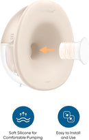 eufy Original 21mm Sizing Inserts (2-Pack) for Wearable Breast Pump S1/S1 Pro/E10/E20, Silicone Sizing Inserts, Easy to Install and Use, Comfortable and Precise Fit for Better Suction by TinyTreasures Baby Boutique