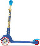Jetson Character Kids Kick Scooter, LED Lights on Stem & Light-Up Wheels, Lightweight Frame, Height-Adjustable Handlebar, Lean-to-Steer System, Easy-Fold Mechanism by TinyTreasures Baby Boutique
