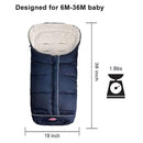 Anti-Kick Winter Waterproof Extendable Baby Bunting Bag Adaptable for Most Strollers Travel Gear Toddler Universal Stroller Footmuff 6-36Months Baby by TinyTreasures Baby Boutique