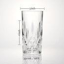 Tom Collins Drinking Glasses – Premium Water Glasses – 12oz