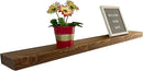 joelsantiques - 48 Inch Wooden Floating Shelves for Wall - 48x6x2 in - Made of Natural Wood - Long Heavy Duty Rustic Wall Shelves for Bedroom - Perfect for Living Room, Kitchen - Medium Brown by CozyNest Decor