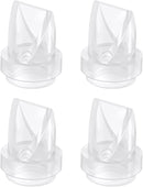 eufy Original Duckbill Valves (4-Pack) for Wearable Breast Pump E10/E20/S1/S1 Pro, Leak-Proof and Dust-Proof Breast Pump Replacement Parts by TinyTreasures Baby Boutique