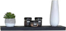 joelsantiques - 36 Inch Wooden Floating Shelves for Wall - 36x8x2 in - Made of Natural Wood - Heavy Duty Rustic Wall Shelves for Bedroom - Perfect for Living Room, Kitchen - Black by CozyNest Decor