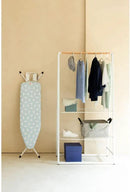 Brabantia Size B Ironing Board (49x15 in) 7 Height Options, Adjustable Steam Iron Rest Holder (Fresh Breeze) Non-Slip Feet, Anti-Collapse Child Locks by CozyNest Decor
