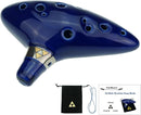 "Cheffort" 12 Hole Ocarina From Legend of,Alto C with Protective Bag,Buy ocarina,ocarina of time,Play by Link by TinyTreasures Baby Boutique