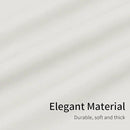 Easy-Going Blackout Curtains for Bedroom, Solid Thermal Insulated Grommet and Noise Reduction Window Drapes, Room Darkening Curtains for Living Room, 2 Panels(46x63 in, Ivory) by CozyNest Decor