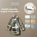 UV Toothbrush Sanitizer Holder for 4 | Wall Mounted Toothbrush Holder for Bathroom with Fan Drying | USB Rechargeable Toothbrush Cleaner & Sterilizer, No Drill Install, Modern Design (White Ⅱ) by CozyNest Decor