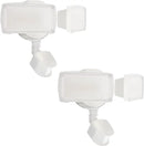 UME 2 Pack 19W LED Flood Light Motion Sensor Outdoor, 2 Adjustable Head, 2000LM, 5000K, IP65 Waterproof, Dusk to Dawn Security Light with Photocell for Exterior,Outside,Garage,House(White) by GreenHaven Gardens