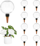 9 Pcs Self Watering Globes for Indoor & Outdoor Plants Automatic Watering Planter Insert 17.5 oz Watering Bulbs with Slow Release Control Water Dripper for Plants by GreenHaven Gardens