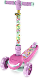 Jetson Character Kids Kick Scooter, LED Lights on Stem & Light-Up Wheels, Lightweight Frame, Height-Adjustable Handlebar, Lean-to-Steer System, Easy-Fold Mechanism by TinyTreasures Baby Boutique