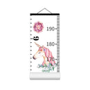 Baby Growth Chart for Wall - Height Chart for Kids Nursery Decor Wall Hanging Measurement Ruler with Black Wood Scroll Toddlers Room Decor Birthday Christmas Gifts for Boys Girls 79"X7.9" (Unicorn) by TinyTreasures Baby Boutique