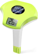 BALDR Pool Thermometer Floating Easy Read, IPX8 Waterproof, Solar Powered Digital Pool Thermometer with LCD Screen,Suitable for Swimming Pool/Hot Tub/Hot Spring/Aquarium (Green) by GreenHaven Gardens