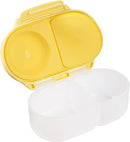b.box Snack Containers for Kids, Toddler Snack Box Container, Reusable Small Bento Box for Lunch, School & Travel, Leak Proof, BPA free, Dishwasher Safe, Ages 4 months+ (Lemon Twist, 12oz) by TinyTreasures Baby Boutique
