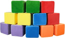 Wonder Space Plush Foam Blocks - Nursery Building & Stacking Toys for Toddlers Boys & Girls, Soft Smooth Velvet Cover, Early Education Gross Motor Skills & Brain Development (12 Cubes, Classic) by TinyTreasures Baby Boutique