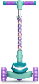 Jetson Character Kids Kick Scooter, LED Lights on Stem & Light-Up Wheels, Lightweight Frame, Height-Adjustable Handlebar, Lean-to-Steer System, Easy-Fold Mechanism by TinyTreasures Baby Boutique