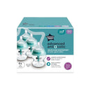 Tommee Tippee Advanced Anti-Colic 5 oz BPA Free Baby Bottles, Newborn 0+ Months, Slow Flow Breast-Like Nipple, Unique Design Keeps Air Away from Milk and Baby, Clear, Pack of 4 by TinyTreasures Baby Boutique