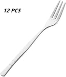 Crab Stainless Steel Forks,Escargot Fork 3 Prong Tasting Appetizer Forks Portable Cocktail Salad Fruit Forks for Party Travel,Set of 12, 5 Inches (12 Pcs) by CozyNest Decor