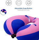 MOOB Kids Pillow Neck Pillow for Car & Airplane, Traveling Gifts for Toddler & Children U-Shape Car Seat Head Travel Neck Pillow Dark Purple by TinyTreasures Baby Boutique