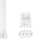 2 Pack 18 Watts UV Light Bulb Replacement UV Light for Pond Clarifier for Outdoor Ponds 4-Pin Base by GreenHaven Gardens