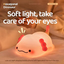 ATSUI Axolotl Night Light, LED Squishy Novelty Animal Lamp, Food Grade Silicone, 3 Level Dimmable, Breastfeeding Nursery Nightlight for Room Decor, Funny Gifts Stuff for Boys Girls Baby Children by TinyTreasures Baby Boutique