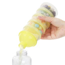 Accmor Formula Dispenser On The Go, 5 Compartments Stackable Formula Container for Travel, Baby Milk Powder Kids Snack Container, BPA Free by TinyTreasures Baby Boutique