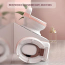 Potty Training Toilet, Realistic Potty Training Seat, Toddler Potty Chair with Soft Seat, Removable Potty Pot, Toilet Tissue Dispenser and Splash Guard, Non-Slip for Toddler& Baby&Kids White, Pink by TinyTreasures Baby Boutique