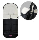 German Designed Universal Stroller Footmuff, 5 Way Zippers Style for Baby Easy in & Out of Water Repellent Winter Stroller Bunting Bag, Height/Temperature Adjustable Anti-Kick Stroller Sleeping Bag by TinyTreasures Baby Boutique