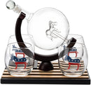 Democratic Party Wine & Whiskey Decanter Set