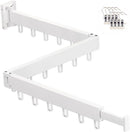 Clothes Drying Rack Wall Mounted,Space Saving Wall Drying Rack,Retractable Collapsible Tri-Fold,for Bathroom,Balcony,Outdoor lndoor with Laundry,White by TinyTreasures Baby Boutique