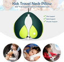 MOOB Neck Pillows for Kids Car & Airplane, Toddler Neck Pillow for Carseat Traveling Gifts for Toddler & Children U-Shape Car Seat Head Travel Neck Pillow Green by TinyTreasures Baby Boutique