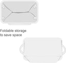 TheWarmHome Storage Basket for Gifts Empty - 11.8x7.8x5.2 inch 1 Pack Fabric Storage Cubes, Nursery Organizers and Storage for Closet Cloth Toy Book (White) by TinyTreasures Baby Boutique