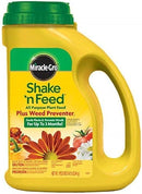 Miracle-Gro Shake 'N Feed All Purpose Plant Food Plus Weed Preventer1, Prevents Crabgrass, Common Chickweed and Common Purslane in Gardens, 4.5 lb. by GreenHaven Gardens