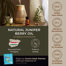 Gya Labs Juniper Berry Essential Oil for Diffuser - 0.34 Fl Oz - 100% Pure Natural Juniper Essential Oil for Skin & Candle Making Scent by CozyNest Decor