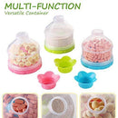 Accmor Baby Formula Dispenser, Non-Spill Stackable Formula Dispenser On The Go, Baby & Kids Snack Containers, Formula Container for Travel, BPA Free by TinyTreasures Baby Boutique