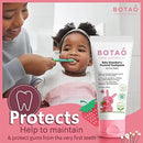 Fluoride Free Toddler Toothpaste | Strawberry Flavored - Training Toothpaste for Toddlers | EWG Verified, Vegan, SLS Free, Safe to Swallow, Aloe Vera (2Pack) by CozyNest Decor