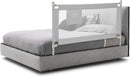 BABY JOY Bed Rail for Toddlers, 57’’ Extra Long, Height Adjustable, Foldable Baby Bed Rail Guard w/Storage Pocket & Double Safety Child Lock for Kids Twin Full Size Queen King Mattress (Gray, 57'') by TinyTreasures Baby Boutique