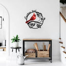 Personalized Name Garden Cardinal Metal Signs, Custom Family Name Yard Decor for Outdoor Outside, Cardinal Lawn Patio Stake Gardening Enthusiasts Grandmothers Gift by CozyNest Decor