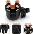 Accmor Stroller Cup Holder with Phone Holder, Bike Cup Holder, Universal Cup Holder for Uppababy Nuna Doona Strollers, 2-in-1 Cup Phone Holder for Stroller, Bike, Wheelchair, Walker, Scooter by TinyTreasures Baby Boutique