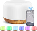 Oil Diffuser Humidifier 300ML,Electric Ultrasonic Air Aroma Diffusers Vaporizer,Scent Mist Defuser with Remote,Auto-Off,7led Color Changing Light for Large Bed Room,Home,Office by TinyTreasures Baby Boutique