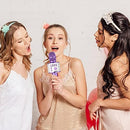 BONAOK Wireless Bluetooth Karaoke Microphone, 3-in-1 Portable Handheld Mic Speaker Machine for All Smartphones, for Girls Boys Kids Adults All Age Q37(Light Purple) by TinyTreasures Baby Boutique