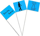 Zozen Marking Flags, Blue Color/1000 Pcs/15x4x5 Inch, Yard Flags for Lawn & Irrigation & Landscape & Sprinkler & Survey & Dog Training. by GreenHaven Gardens