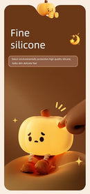 ATSUI Pumpkin Night Light, Halloween LED Squishy Novelty Lamp, Food Grade Silicone, Dimmable, Rechargeable Breastfeeding Nursery Nightlight for Desk Decor, Funny Gifts Stuff for Kids Women Boys Girls by TinyTreasures Baby Boutique