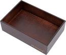 Bamboo Drawer Organizer - Kitchen Utensil Organizer Silverware Tray Cutlery Holder，Office Desk Supplies and Accessories,8.9 * 5.9 * 2.6,Nut-brown by CozyNest Decor
