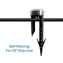 Spike 4-Pack - Deep Underground Dripper, Tree & Plant Root Watering Drip Irrigation & Fertilizer Stake (1/2" Female NPT Compatible with All Connectors, Water Hose, Drip & PVC) by GreenHaven Gardens