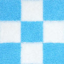 Alysheer Checkered Embroidered Decorative Throw Pillow Covers 18"x 18" Set of 2, Classic Accent Designer Blue White Plaid Patterned Cotton Cushion Cases for Sofa Couch Bed Living Room Outdoor Decor by CozyNest Decor