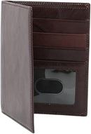 Passport Wallet Executive Boarding Pass Holder Radish Brown made with Cow Leather by TinyTreasures Baby Boutique