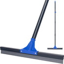 Floor Squeegee with Telescopic Long Handle 59'', Heavy Duty 18" Rubber Wiper Broom for Concrete, Bathroom Tile, Garage, Deck by GreenHaven Gardens